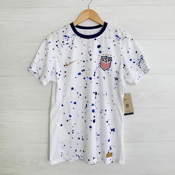 Nike Other - NWT Nike x USA Soccer Women's World Cup 2023 home Jersey blue splatter Slim L